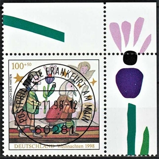FRIMÆRKER VESTTYSKL. BUND: 1998 | AFA 2964 | 100 + 50 pf. flerfarvet - Lux stemplet
